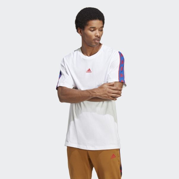 Tee Shirt Adidas Brandlove Blanc