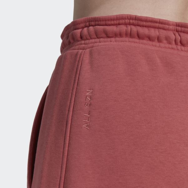 Pantalon Adidas All Szn Polaire Rouge
