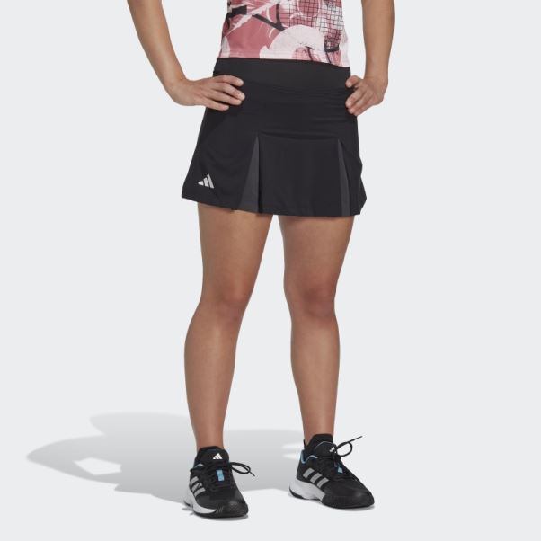 Jupe Plissée Adidas Club Tennis Noire