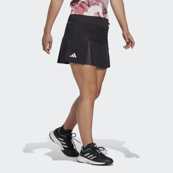 Jupe Plissée Adidas Club Tennis Noire
