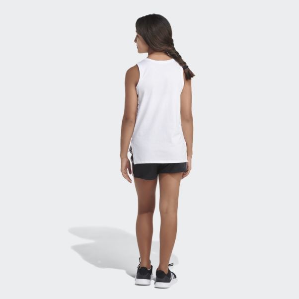 Débardeur Muscle Adidas Blanc