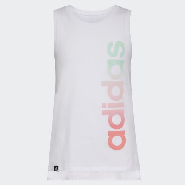 Débardeur Muscle Adidas Blanc