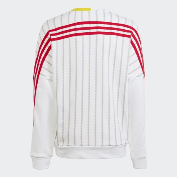 Sweat Adidas X Classic Lego Ras Du Cou Blanc Chaud