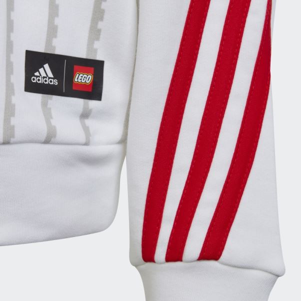 Sweat Adidas X Classic Lego Ras Du Cou Blanc Chaud