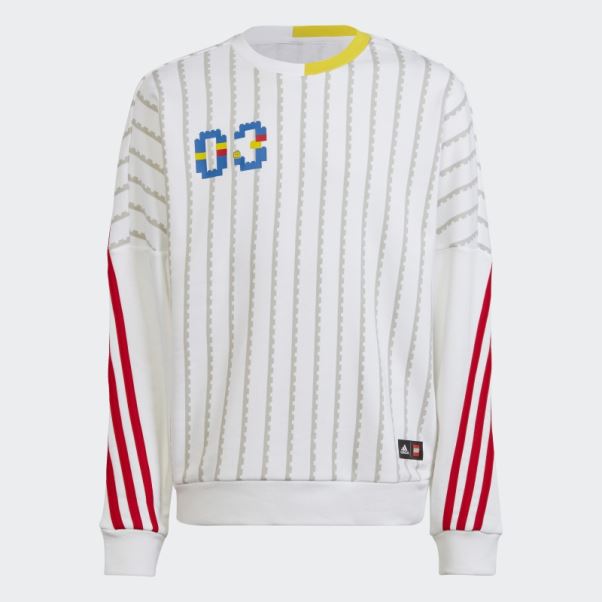 Sweat Adidas X Classic Lego Crewneck Blanc Chaud