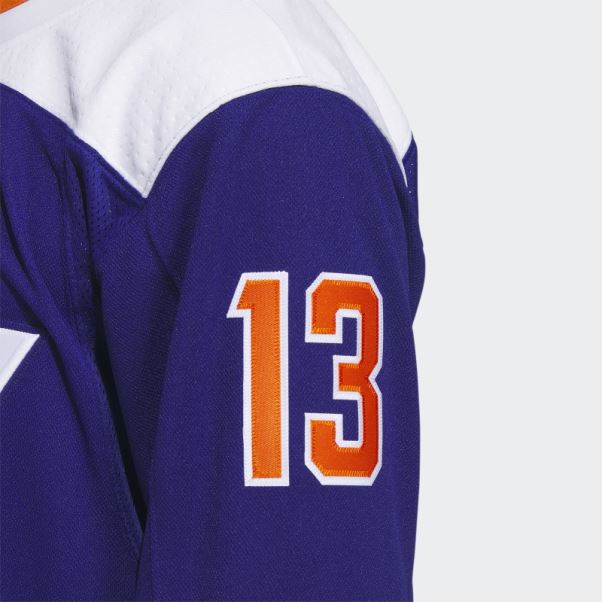 Adidas Royal 08 Ccm-sld Islanders Barzal Troisième Maillot Authentique