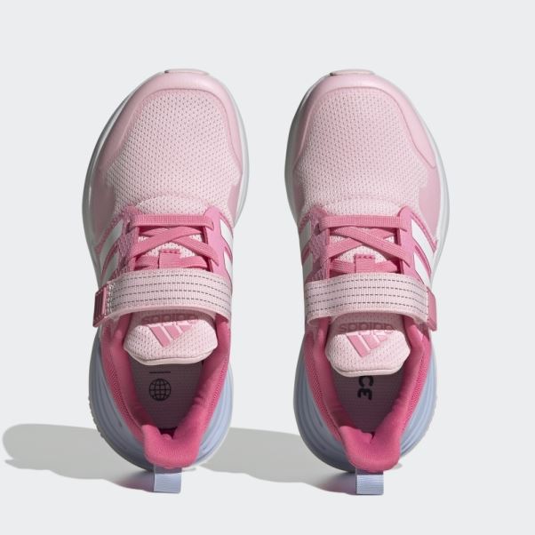 Chaussures Adidas Rapidasport Bounce Elastic Lace Top Strap Rose