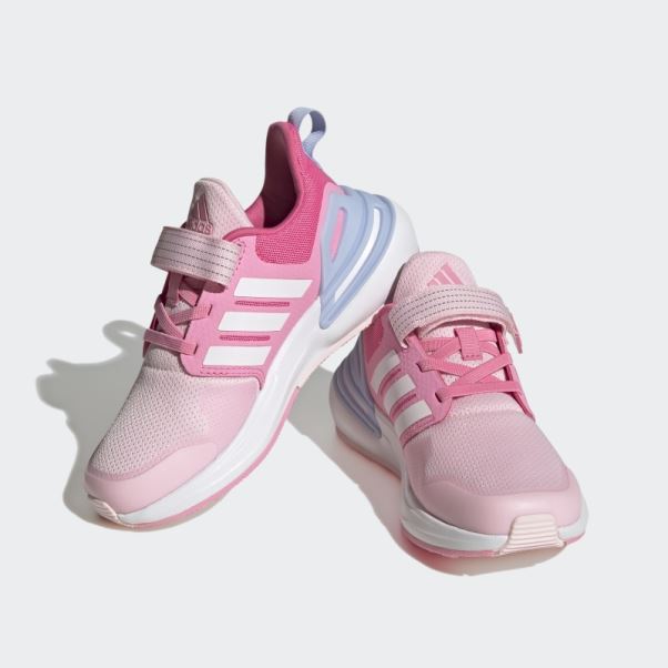 Chaussures Adidas Rapidasport Bounce Elastic Lace Top Strap Rose