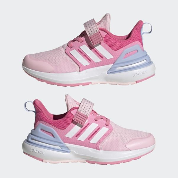 Chaussures Adidas Rapidasport Bounce Elastic Lace Top Strap Rose