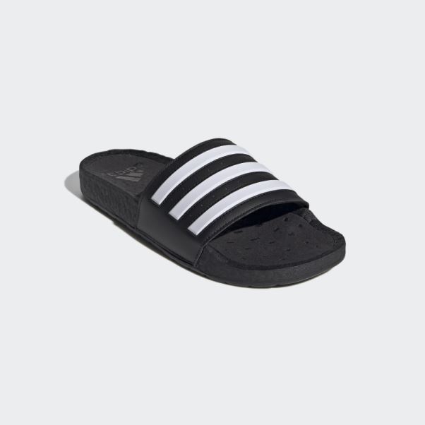 Claquettes Adidas Adilette Boost Noires