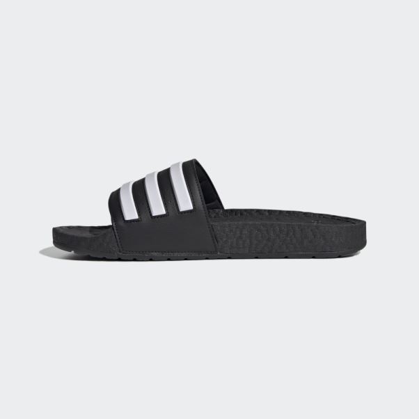Adilette Boost Slides Adidas Noir