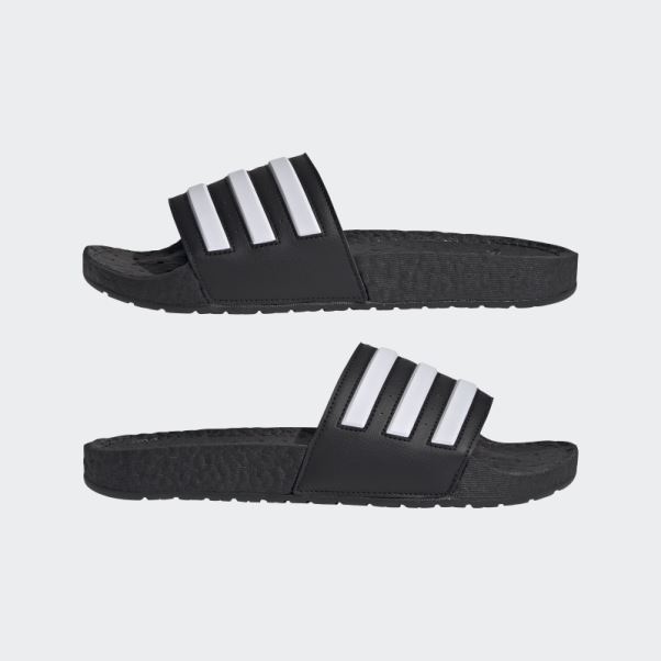 Adilette Boost Slides Adidas Noir