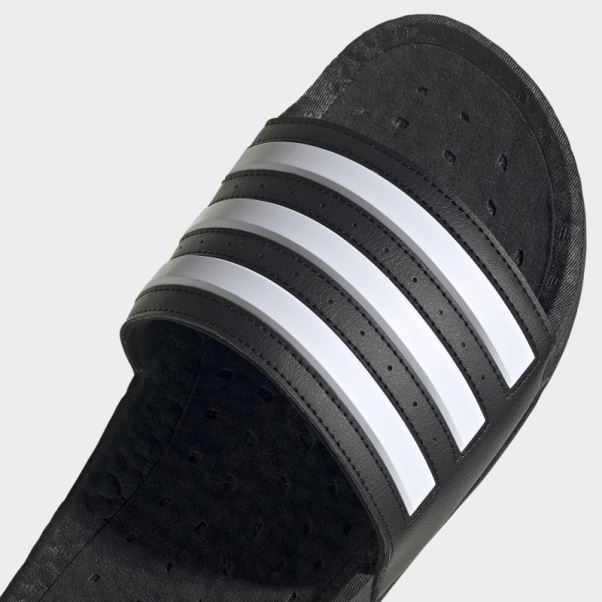 Adilette Boost Slides Adidas Noir