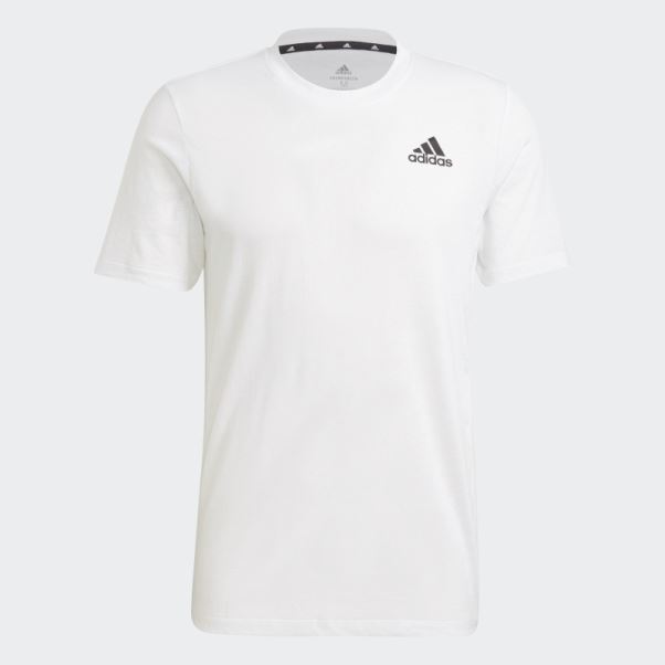 T-shirt De Sport Adidas Aeroready Conçu Pour Déplacer Blanc