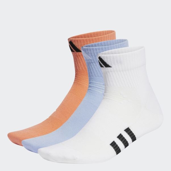Chaussettes Mi-hautes Performance Light 3 Paires Adidas Corail