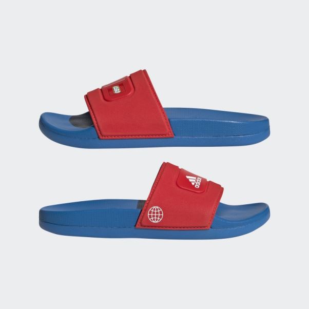 Adidas Adilette Comfort X Lego Slides Rouge