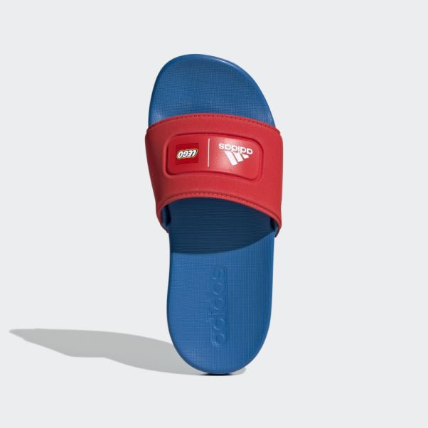 Adidas Adilette Comfort X Lego Slides Rouge Chaud