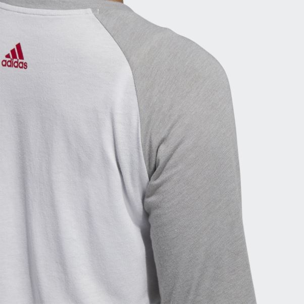 Ncaa-rut-7a4-1 T-shirt De Baseball à Manches 3/4 Adidas