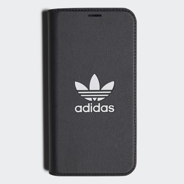 étui De Mode Adidas Ou Livret Noir Pour Iphone 12 / 12 Pro