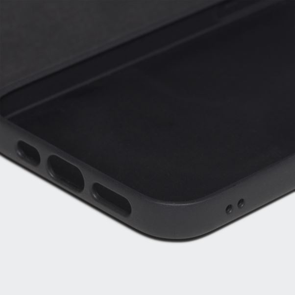 étui De Mode Adidas Ou Livret Noir Pour Iphone 12 / 12 Pro