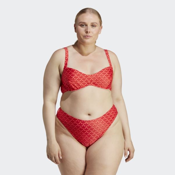 Haut De Maillot De Bain Originals (taille Plus) Adidas Scarlet