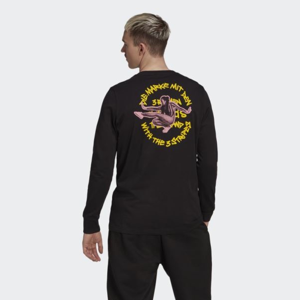 Adidas Graphics Unite T-shirt à Manches Longues Noir