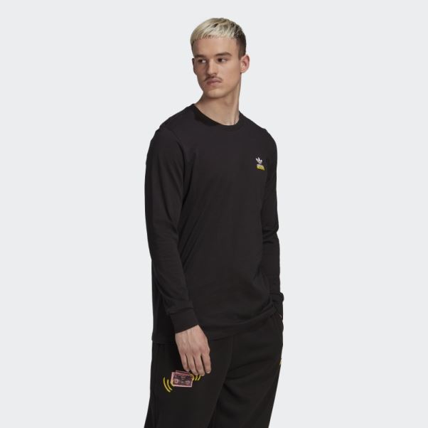 Adidas Graphics Unite T-shirt à Manches Longues Noir