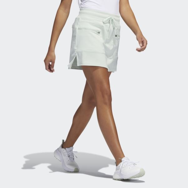 Jupe De Golf En Maille Chaîne Vert Adidas