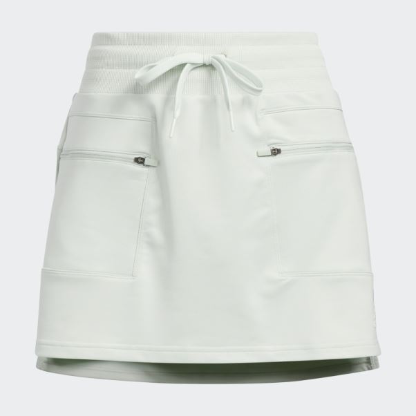 Jupe De Golf En Maille Chaîne Vert Adidas