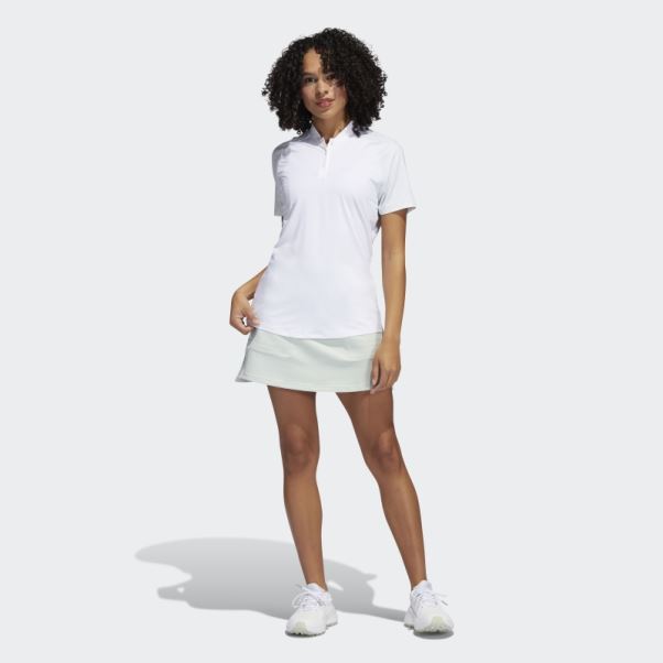 Jupe De Golf En Maille Chaîne Vert Adidas