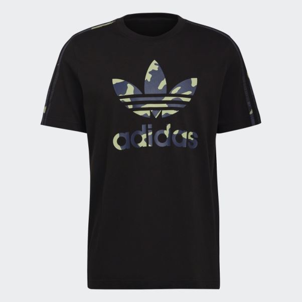 T-shirt De Remplissage Camouflage Adidas Graphics Noir