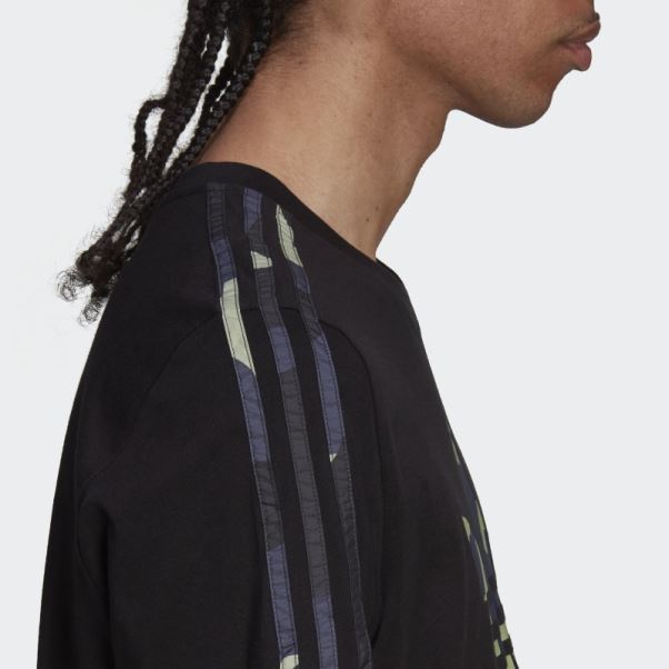 T-shirt De Remplissage Camouflage Adidas Graphics Noir