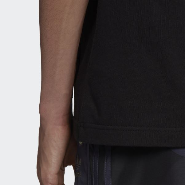 T-shirt De Remplissage Camouflage Adidas Graphics Noir