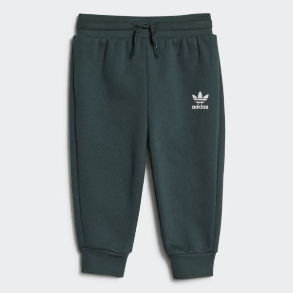 Ensemble Sweat à Capuche Adidas Full-zip Vert Minéral