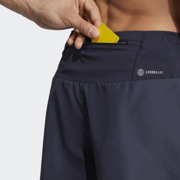 Adidas Conçu Pour La Course Short Technique Encre