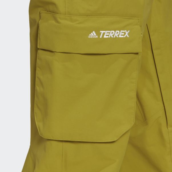 Pantalon De Neige En Nylon Post-consommation Terrex 3 Couches Adidas Olive