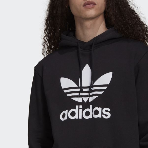 Adidas Adicolor Classics Sweat à Capuche Trèfle Blanc