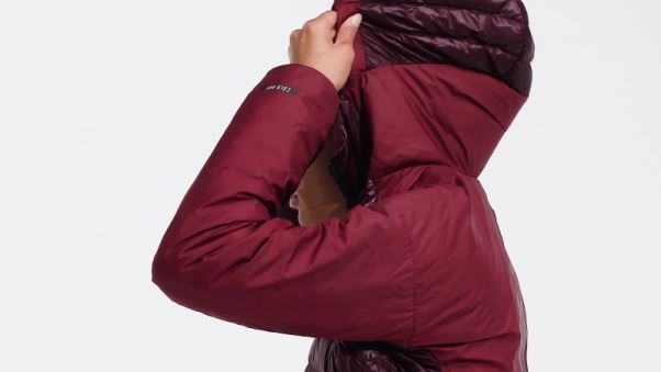 Veste à Capuche Bordeaux Terrex Myshelter Adidas