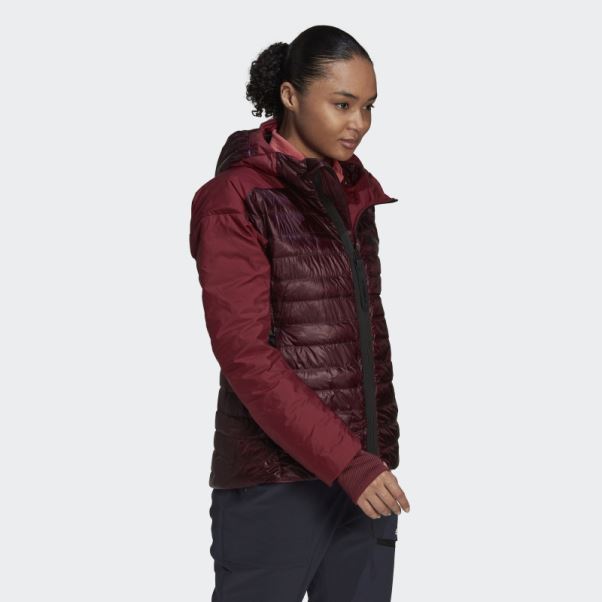 Veste à Capuche Bordeaux Terrex Myshelter Adidas