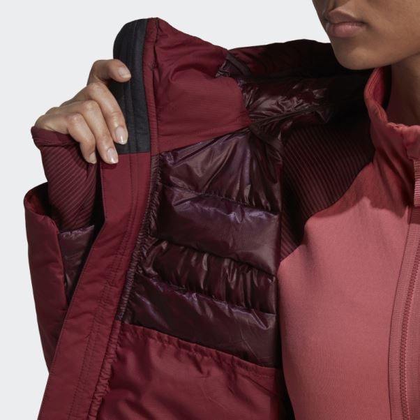 Veste à Capuche Bordeaux Terrex Myshelter Adidas
