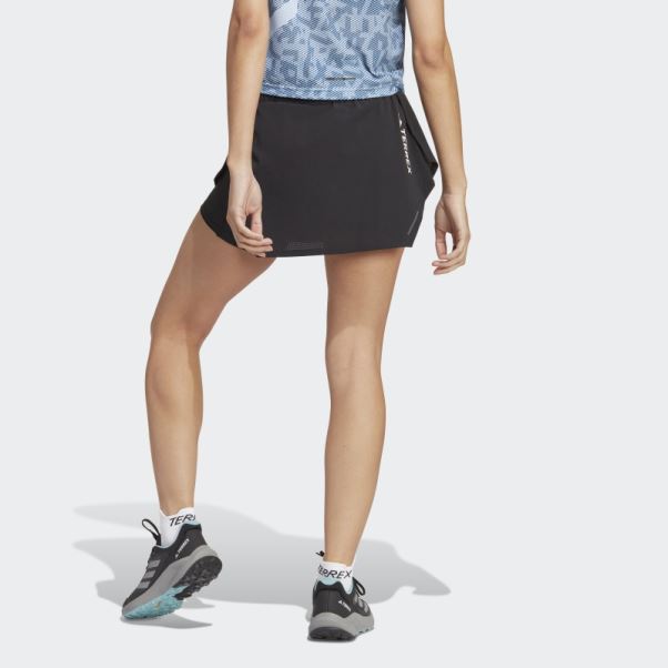 Jupe De Trail Running Terrex Agravic Pro Adidas Noir