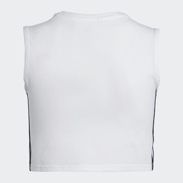 Débardeur Court Adicolor Blanc Adidas