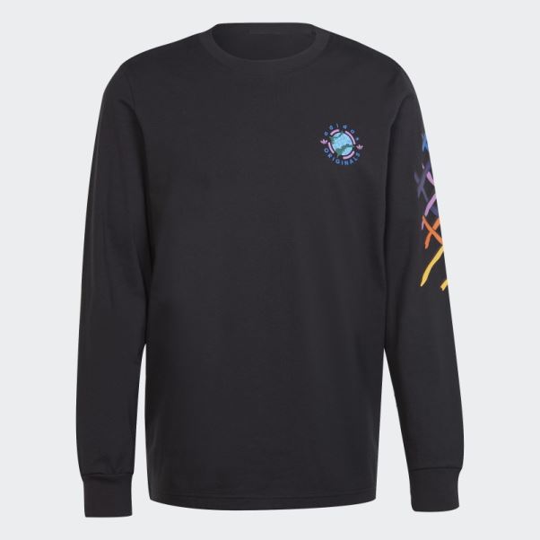 T-shirt à Manches Longues Wander Hour Noir Adidas
