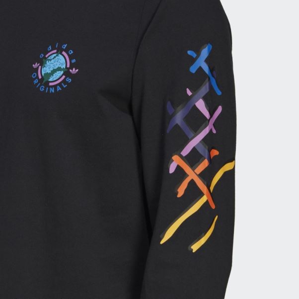 T-shirt à Manches Longues Wander Hour Noir Adidas
