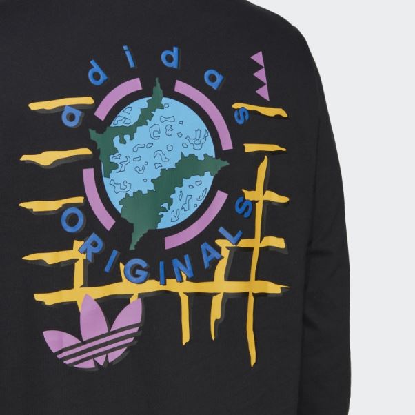 T-shirt à Manches Longues Wander Hour Noir Adidas