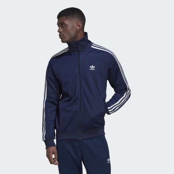 Adidas Night Indigo Adicolor Classics Beckenbauer Primeblue Veste De Survêtement