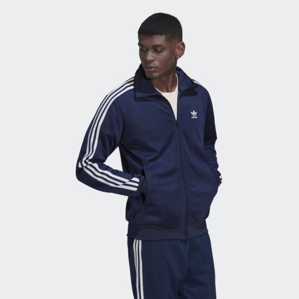 Adidas Night Indigo Adicolor Classics Beckenbauer Primeblue Veste De Survêtement