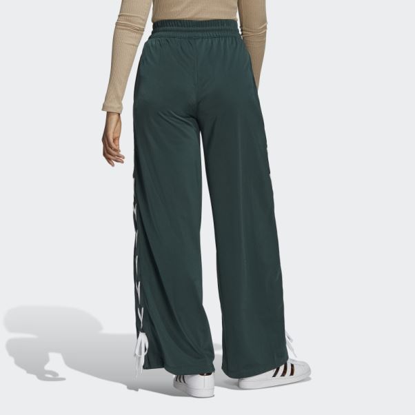 Pantalon Large à Lacets Toujours Original Adidas Vert Minéral