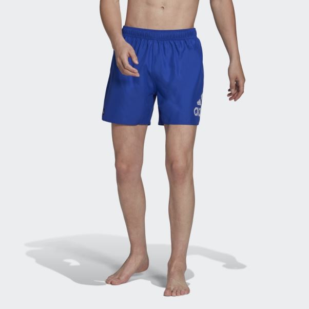 Short De Bain Court Adidas Clx Bleu
