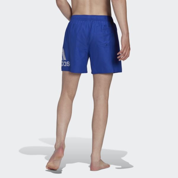 Short De Bain Court Adidas Clx Bleu